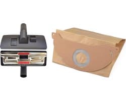 Geschikt voor KARCHER. 10 stuks. Stofzuigerzakken en Combinatie zuigmond voor WD2, MV2, WD2200, WD2210, WD2240, WD2250, A2003, A2004, A2014, A2024, A2054, A2064, A2074, A2322, Papier. COVAKO Merk