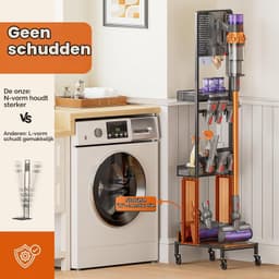 Stofzuigerstandaard - N-vormig - Met accessoirehouder — thumbnail 5