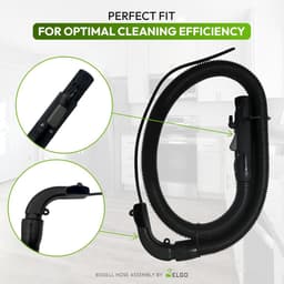 Vervangende flexibele slang compatibel met Bissell Little Green & SpotClean tapijtreinigers — Zwart PP, geschikt voor modellen 2694 2513 5207 4720M — thumbnail 4