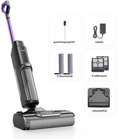 Draadloze Nat & Droog Stofzuiger – 3-In-1 Schoonmaakmachine – Stofzuiger Mop Reiniger – Zelfreinigend Systeem – 45 Min Batterijduur – Rand- En Hoekreiniging — thumbnail 4