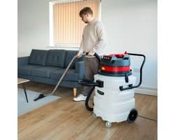 Maxblast industriële nat/droog stofzuiger - zwart - 90l - 3000w