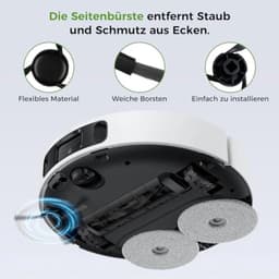 PromoHome 25-delige accessoireset voor Mova E40 Ultra robotstofzuiger - 2 hoofdborstels, 6 wisdoeken, 6 stofzakken, 6 zijborstels, 4 HEPA-filters, 1 reinigingsborstel, 1 schroevendraaier — thumbnail 5