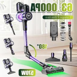 Yanhama H3 Wireless Vacuum Cleaner, Handheld Vacuum Cleaner, 7-level Filtration System, 180° Flexible Steering, Compatible with Multiple Accessories for Various Scenarios. Deep Cleaning Of Household, Pet Hair, Sofa And Floor — thumbnail 4
