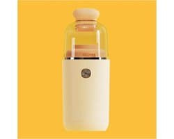 Mini Desktop Cleaner - Kruimel Machine - Bureau Reinigen - Sterke Zuigkracht - 60x60x155mm - Geel