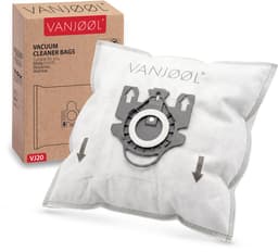 VANJOOL® Stofzuigerzakken voor Miele G/H/N – Geschikt voor Classic C1, Complete C2 & C3, Moulinex & Weltstar – 20 Stuks + 2 Filters – Sterke Filtratie & Perfecte Pasvorm — thumbnail 1