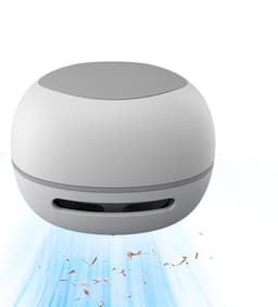 Bureaustofzuiger - Mini Stofzuiger Tafelreiniger - Bureau Schoonmaken - USB Oplaadbaar - 8.7L x 8.6W x 8.4H cm - Wit — thumbnail 1