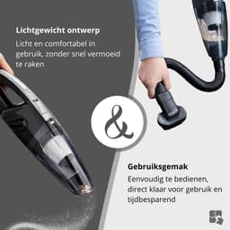 Monii Kruimeldief Snoerloos – Handstofzuiger – Kruimelzuiger – Inclusief Opzetstukken Voor Bereiken Moeilijke Plekken – Lichtgewicht — thumbnail 3