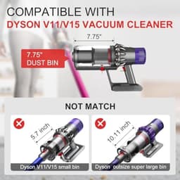 PromoHome Transparante stofopvangbak voor Dyson V11/V15 stofreservoir, stofzuigeraccessoire, reserveonderdeel — thumbnail 3