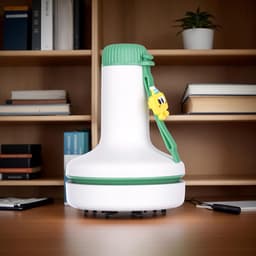 Bureaustofzuiger - Desktop stofzuiger - Bureau schoonmaken - Oplaadbaar draadloos - Compact formaat - Wit — thumbnail 2