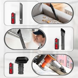 Dailygoods- Stofzuigeraccessoires 7 Stuks - Stofzuigerborstel - Stofzuigermondstuk Universeel - Stofzuigerslang - Stofzuiger plumeau - Compatibel met Miele - Stofzuigeronderdelen — thumbnail 5