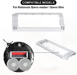 Dailygoods- Stofzuigeraccessoires Perfecte compatibiliteit - Hoofdborstel - Achterklep - Roborock Qrevo Master/Slim - Duurzaam materiaal - Eenvoudig te vervangen - Stofzuigerborstel — thumbnail 4