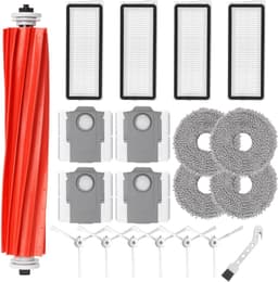Dailygoods- Accessoirekit Hoogwaardige Onderdelen - Hoofdborstel - HEPA Filters - Mop Pads - Zijborstels - Stofzakken - Compatibel met Roborock Qrevo S/Pro/MaxV/Plus - Robotstofzuigeronderdelen — thumbnail 1