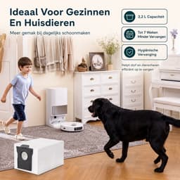10 Stuks Stofzuigerzakken Voor Robotstofzuiger - Geschikt Voor Dreame L10 L10s L20 X20 X30 X40 X50 L40 L50 Ultra En Mova P10 E30 P50 V50 Ultra - 3,2 Liter Capaciteit - 4-Laagse Filterstructuur - Vervangende Stofzakken Voor Leegstation — thumbnail 3