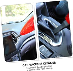 Draadloze Stofzuiger - Handstofzuiger Auto - Auto Interieur Reinigen - Sterke Zuigkracht - 35 x 11 x 11 cm - Rood — thumbnail 5