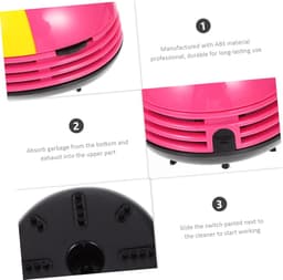 Mini Stofzuiger - Bureau Collector - Bureau Reinigen - Compact Ontwerp - 10.5 cm Hoogte - Roze — thumbnail 4