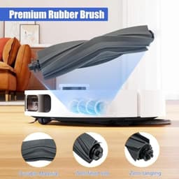 PromoHome Compleet kit voor Dreame L10s Ultra Gen 2 / L10s Pro Ultra Heat / X30 Ultra / Mova E30 Ultra - 1 Borstelrol, 4 Zijborstels, 4 Mops, 4 Filters, 4 Stofzakken + Reinigingsgereedschap — thumbnail 5