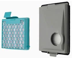 2 stuks Filter - 1 voorfilter en 1 nafilter - voor Miele Boost CX1- en Blizzard CX1 , CX-FSF, SNRF3 ,SF-HY60