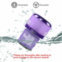 Wasbaar groot filter voor Dyson V11/ V15/ SV14 lichtgewicht digitale slanke FLUFFY/SV18 Clean draadloze stofzuiger (SPECIFICATIES: 4 stuks) — thumbnail 2