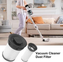 5 stuks - inclusief 4 Filter en 1 kwast - voor Miele Triflex HX1 HX-FSF - wasbare filters met borstel - Vervangingsonderdelen voor stofzuigers — thumbnail 2