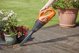 Accu Tuinstofzuiger - Bladzuiger Tuin - Tuinafval Verzamelen - Lichtgewicht Ergonomisch - 13 kg - Oranje Grijs — thumbnail 5