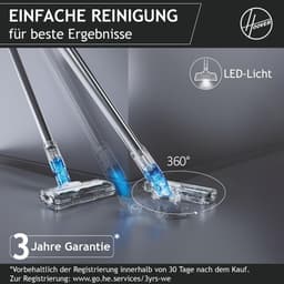 Steelstofzuiger - Draadloze Stofzuiger - Snel Huis Schoonmaken - Lichtgewicht Ontwerp - 111 cm Hoog - Zwart — thumbnail 3