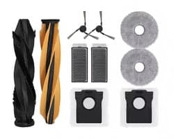 Vervangingsset geschikt voor Dreame X50 Ultra Complete/L50 Pro Ultra/L40s Pro Ulta/X50 Master stofzuiger - reserveonderdelen voor Mova V50 Ultra met 2 dubbele hoofdborstels - 2 filters - 2 dweilpads - 2 Zijborstel - 2 stofzakken