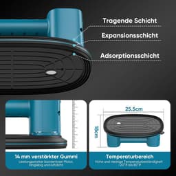 Elektrische Zuignap - Hefhulp - Zware Lasten Verplaatsen - Automatische Drukcompensatie - 25 x 18 cm — thumbnail 2