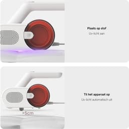 Xiaomi Dust Mite Vacuum Cleaner | Matrasreiniger en huistofmijt stofzuiger | Voor een frisser en droger bed | UV-licht | 50°C warme lucht — thumbnail 2