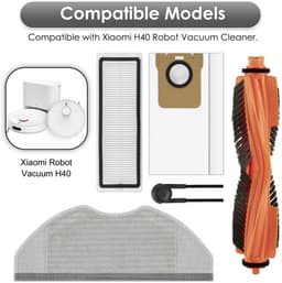 Ryoudavell - 16-delige Accessoires Set voor Xiaomi H40 Robotstofzuiger - Onderhoudskit met 1 Hoofdborstel, 4 HEPA Filters, 4 Stofzuigerzakken, 3 Dweilpads & 4 Zijborstels - Vervangingsonderdelen - Reserveonderdelen - Reinigingsset — thumbnail 3