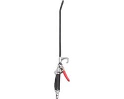 Pneumatische Luchtstofzuiger - Stofblazer Tool - Efficiënt Reinigen - Hoge Sterkte Pijp - 50 cm Bereik - Zilver