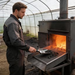 Schoorsteenschep met zeef - As schep - Haard reinigen - Hittebestendig staal - 328 cm - Zilver — thumbnail 5