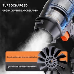 Draadloze Luchtblazer - Stofblazer Draagbaar - Efficiënt Reinigen - Ergonomisch Handvat - 770 g - Enkel kenmerk — thumbnail 3