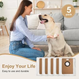 Stofzuigerzakken Vervangend - Reserveonderdelen Set - Huis Schoonhouden - Efficiënte Filtratie - 10 Stuks - Wit — thumbnail 5
