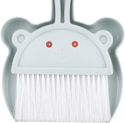 Tafelveger en Stoffer Set - Mini Bezems - Bureau Schoonmaken - Ophangbeugel - 20.8 cm - Diverse Kleuren — thumbnail 3
