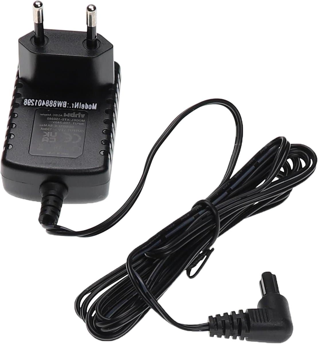Oplader Vervanging - Stofzuiger Lader - Accu Opladen - Veilige Stroomvoorziening - 2.5 x 5.8 x 2.9 cm - Zwart — afbeelding 1