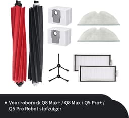 Replacements vervangingsset geschikt voor de Roborock Q8 Max / Q8 Max + / Q5 Pro + / Q5 Pro - 10-delig — thumbnail 1