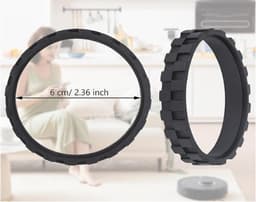 2 stuks banden compatibel met iRobot Roomba 500, 600, 700, 800, 900 - reservebanden - antislip - eenvoudige montage — thumbnail 3