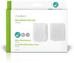 Nedis Set Universele Stofzuigerfilters - Microfilter - Motorfilter - Op maat te knippen - Universeel toepasbaar - Vervanging voor: Universeel — thumbnail 2