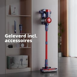 FlinQ Vacuum Cleaner V12 Pro - Steelstofzuiger Draadloos - Stofzuiger zonder Zak - Met Duurzame Accu - Snoerloos en geschikt als Kruimeldief — thumbnail 4