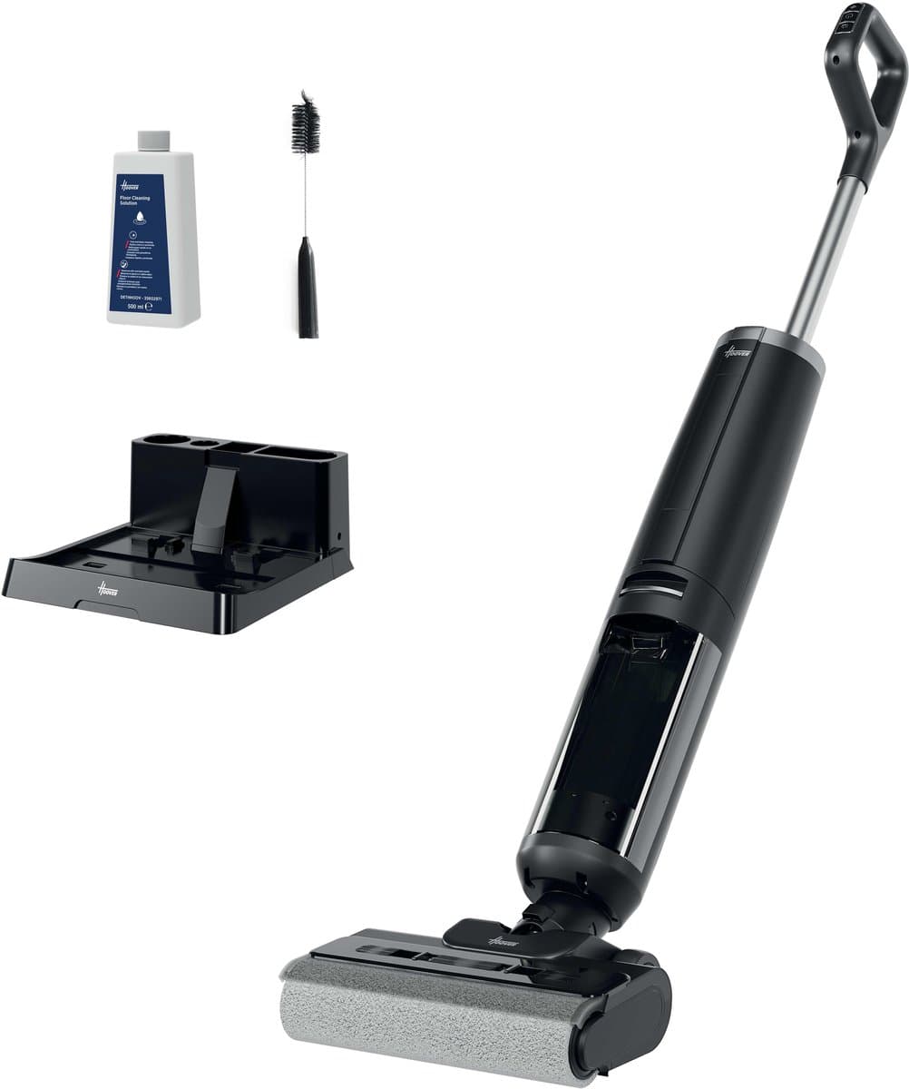 Hoover HW3 Vloerreiniger - Draadloze steelstofzuiger met dweilfunctie - 40 min - Zelfreinigend - Antiklit systeem voor haren - HW300 011 — afbeelding 1