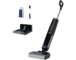 Hoover HW3 Vloerreiniger - Draadloze steelstofzuiger met dweilfunctie - 40 min - Zelfreinigend - Antiklit systeem voor haren - HW300 011
