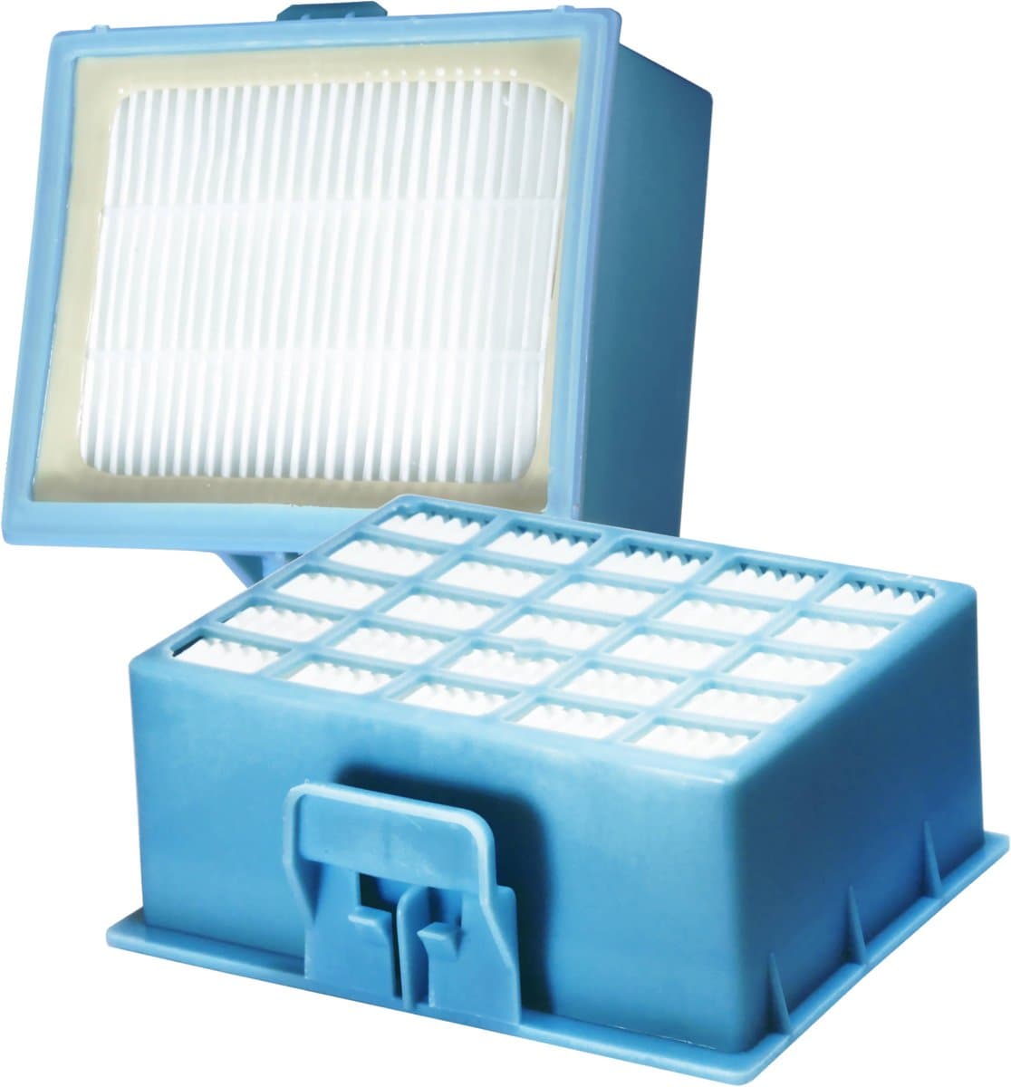 2x Dparts hepa filter geschikt voor Bosch en Siemens - stofzuiger hygiënefilter voor series GL-20 GL20 GL-30 GL30 Gl-40 GL40 BGL2 BGL25 - allergiefilter stofzuigerfilter 576833 00576833 BBZ156HF — afbeelding 1