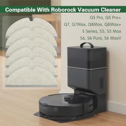PromoHome 6x Microvezel Dweilpads Geschikt voor Roborock Q5 Pro,Q5 Pro+,Q8 Max, Q8 Max+,S5,S5 Max,S6,S6 Pure,S6 MaxV,Q7,Q7 Max — thumbnail 4
