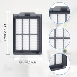 GELLDG 16 stuks vervangingsonderdelenset - 1 hoofdborstel, 3 HEPA-filters, 4 zijborstels, 4 stofzakken en 4 reinigingsdoeken - Geschikt voor iRobot Roomba Plus 405/505/507 combistofzuiger — thumbnail 4