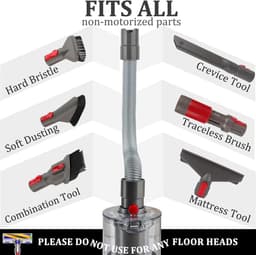 Opzetstukken Geschikt voor Dyson V15 V15s V9 V8 V11 V12 V10 V7 Gen5 Draadloze Stofzuiger - Geschikt voor Detect / Absolute / Outsize / Slim - Vervangende Borstel Onderdelen - Luxe Kwaliteit - Universele Accessoires — thumbnail 3
