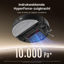 Roborock Q10 PF+ - Robotstofzuiger met dweilfunctie - 10000Pa - Dubbele anti-klit - automatisch wissen - LiDAR-navigatie - 8 mm automatisch liftend mopsysteem - verboden zone - Zwart - S8+/Q8 Max+ upgrade (Q10 X5+) — thumbnail 3