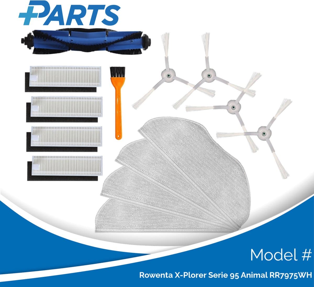 Rowenta X-Plorer Serie 95 Animal RR7975WH Onderhoudsset (Plus.Parts® alternatief voor ZR793000) — afbeelding 1