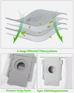 Vervangende stofzakken voor automatische stofzuigers - 12 stuks — thumbnail 4