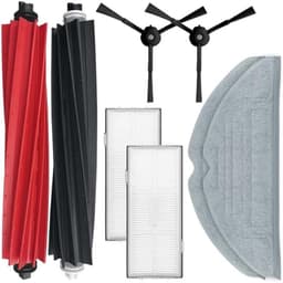 Geschikt voor Roborock S8 Veegmachine robot onderdelen hoofdborstel zijborstel filterdoek accessoires vervanging montage vervanging onderdelen -8 stuks — thumbnail 1