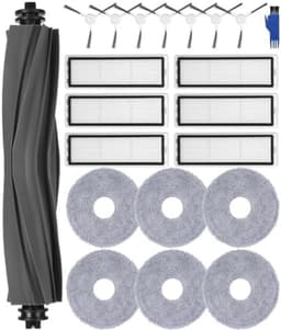 Onderdelen accessoireset voor Dreame L10s Ultra/L10 Ultra robotstofzuiger, 1 hoofdborstel, 6 filters, 6 mop pads, 7 zijborstels, 1 schoonmaakborstel, accessoires voor Dreame L10 Ultra — thumbnail 1